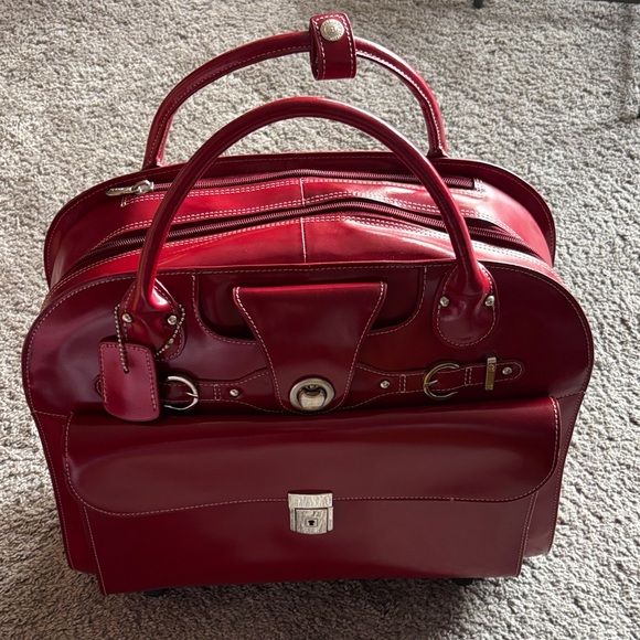 McKlein “Edgebrook” Rolling Laptop Briefcase - Picture 6 of 16